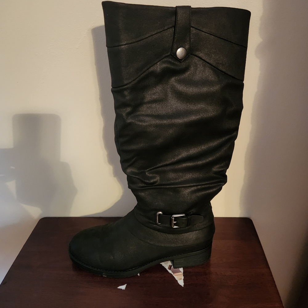 Bjorndal Black Boots Wide Leg 9